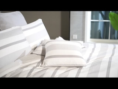 Yarn Dye Cotton Duvet Set,vật liệu bền vững,mềm và dễ thở,hòa và mịn màng