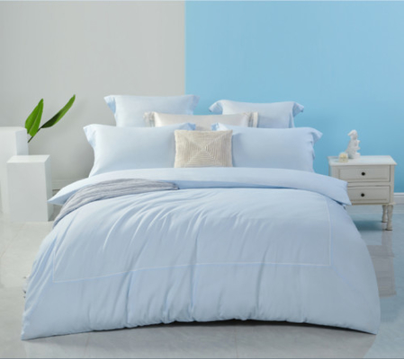 Tấm phủ len Tencel Queen Comfortable Blue Cover