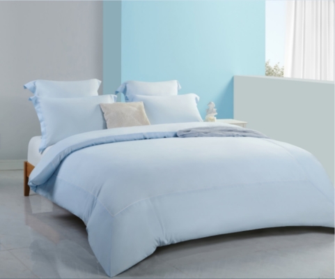 Tấm phủ len Tencel Queen Comfortable Blue Cover
