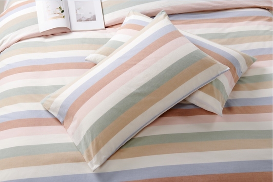 Yarn Dye 100% Cotton Quần phủ King OEM Luxury Quần phủ