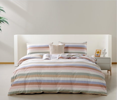 Yarn Dye 100% Cotton Quần phủ King OEM Luxury Quần phủ