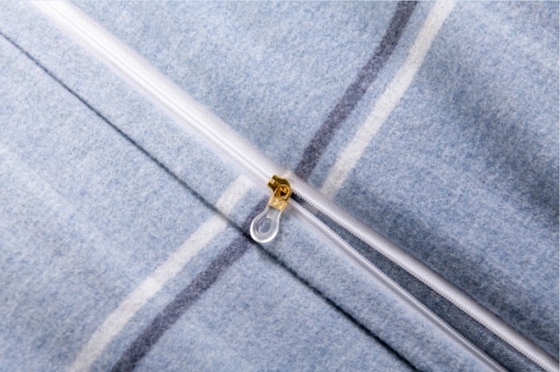 OEM Twin Quần phủ King Full Size Quần phủ Blue Polyester pha trộn flanel