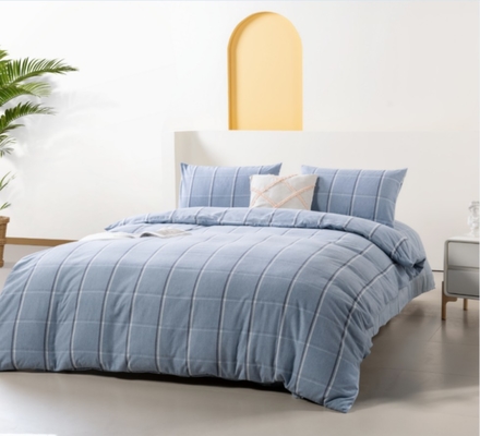 OEM Twin Quần phủ King Full Size Quần phủ Blue Polyester pha trộn flanel