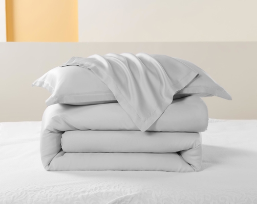 OEM Tencel Lyocell Comforter Set Trắng thoải mái Twin Comforter Sets