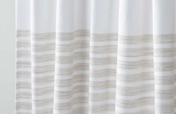 OEM Polyester rèm tắm 72X72&quot; White Cotton rèm tắm