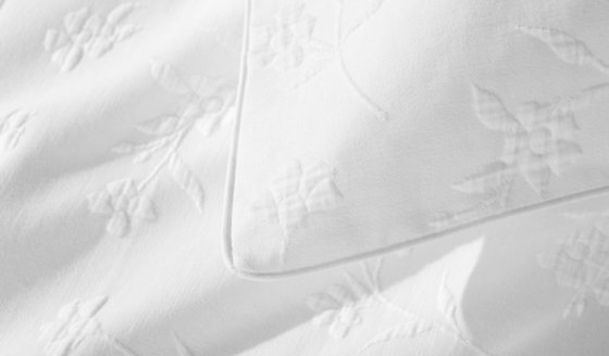 100% Cotton Jacquard Set Comfortable White Jacquard Duvet Cover Set (Số bao phủ Jacquard màu trắng thoải mái)