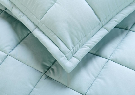 Bộ quilt bông thở OEKO-TEX Light Green Quilt Cover Set OEM