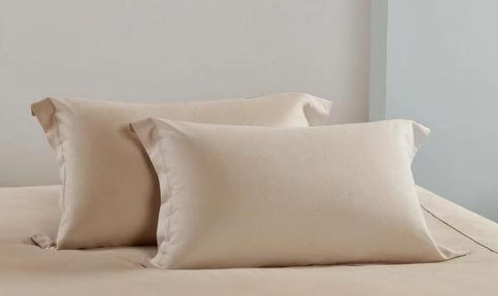 Vỏ chăn Tencel Linen Queen Màu Nâu Nhạt Thoải Mái