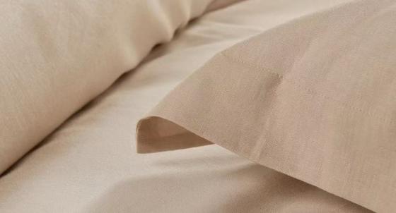 Vỏ chăn Tencel Linen Queen Màu Nâu Nhạt Thoải Mái