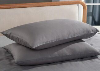 100% Sợi TENCEL Ánh sáng màu xám Super King Cover Set