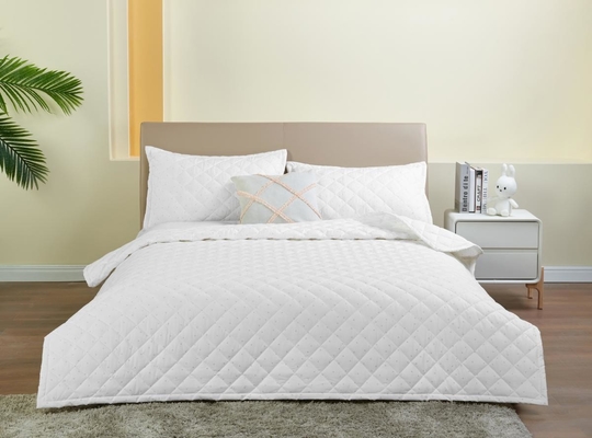 Chất phủ chăn bông màu trắng được in theo yêu cầu